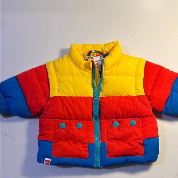 Lego Other - Lego Baby Puffer Jacket and Vest - Red, Yellow, Blue Newborn Size